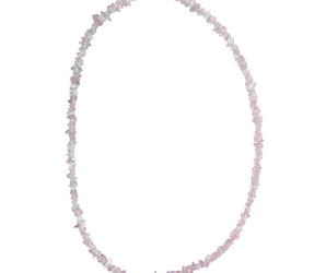 Collar ce cuarzo rosa 