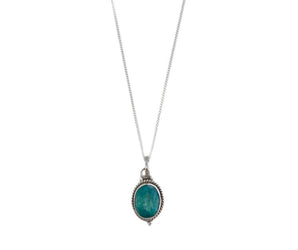 Collar de plata 925 y mineral natural 