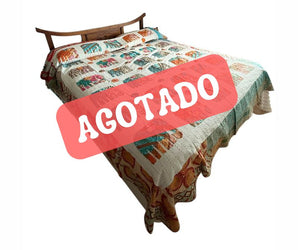 Colcha patchwork elefantes      | 38 PUNTOS |