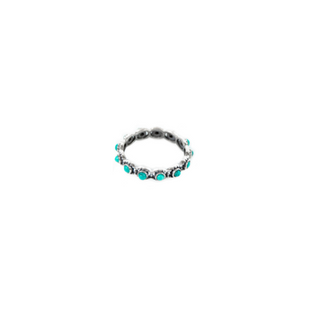 Anillo de plata 925 con piedras naturales 