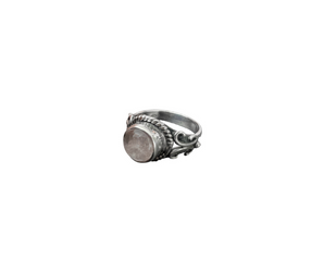 Anillo XIK -cuarzo rosa-