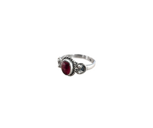 Anillo YURTHI -Granate-