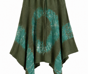 Falda picos tie dye