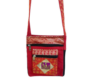 Bolso de tela Kantha