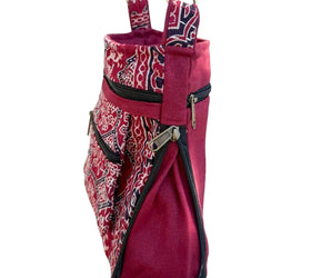 Bolso con cremalleras 