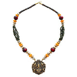 Collar de latón con Ganesh