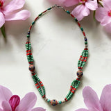Collar de alpaca y piedras naurales