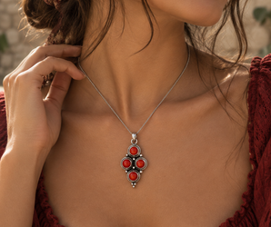 Collar OPYS -Coral-