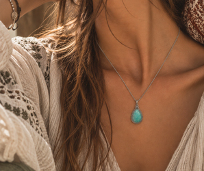 Collar SHIVA -amazonita-