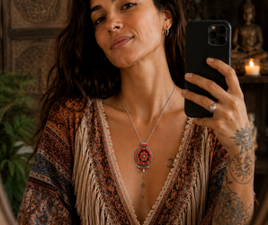 Collar ARGI -Coral-