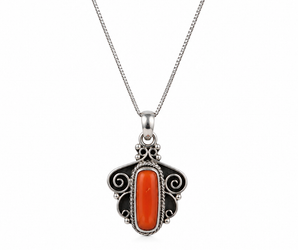 Collar KELA -Coral-