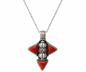 Collar KORA -Coral-