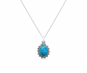 Collar LUA -turquesa-