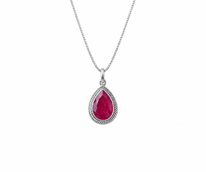 Collar LUDI -rubí-
