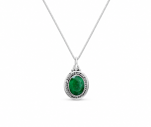 Collar SURI -esmeralda-