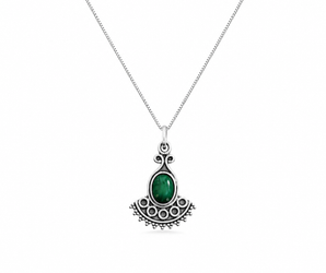 Collar TANYA -esmeralda-