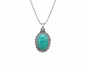 Collar ZULE -amazonita-