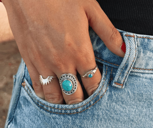 Anillo KEKIPI -turquesa-