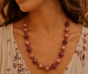 Collar RAONI -ágatas-