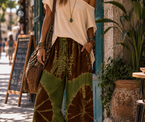 Pantalón algodón tie dye
