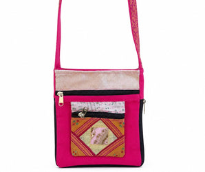 Bolso bandolera seda