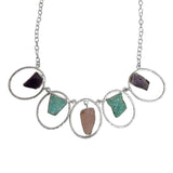 Collar de minerales en bruto
