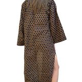 Kimono con estampado étnico