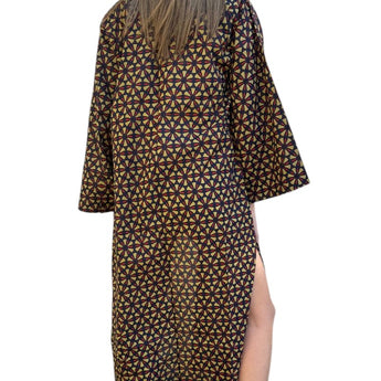 Kimono con estampado étnico