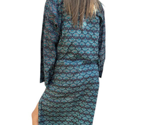 Kimono con estampado étnico