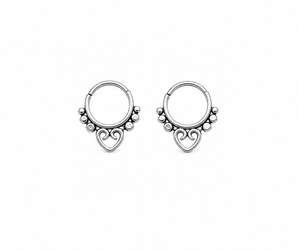 Pendientes MAYA de Plata de Ley 925