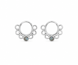Pendientes LUNA de Plata de Ley 925