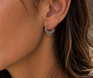 Pendientes MAYA de Plata de Ley 925