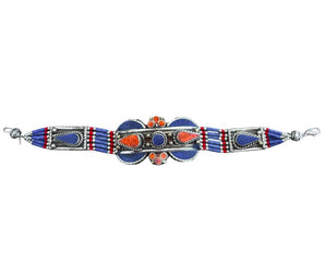 Pulsera étnica con minerales naturales 
