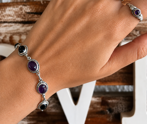 Pulsera YUHO -amatista-